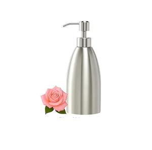 Dispensador de Jabón de Acero Inoxidable 304 de 16 oz, Botella con Bomba para Jabón Líquido, Resistente al Óxido, para Cocina o Baño - Product Image 1