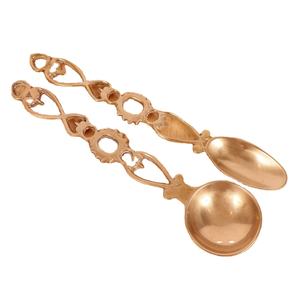 Classic Brass Decorative Serving Spoon Premium Metal Tableware for Kitchenware for Hotel Restaurant Home Decor - Product Image 3