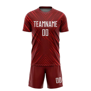 Nuevo Uniforme de Fútbol Ajustado, Personalizado con Sublimación, Transpirable, Liso, 100% Poliéster, Último Diseño, Servicios OEM - Product Image 2