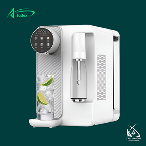 เครื่องทำน้ำโซดาเย็น Sudex W50 สำหรับใช้ในบ้าน เครื่องทำน้ำอัดลมสำหรับงานปาร์ตี้ วางบนเคาน์เตอร์ครัว ทำเครื่องดื่มอัดลม - Product Image 1