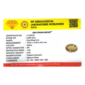 Natural Pear Cut Citrine Loose Gemstone-13.25 Carat Certified Wholesale Topaz - Product Image 4