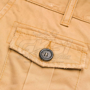 Pantalon cargo pour homme fabriqué en usine, vente chaude, 100% coton, respirant, coupe droite, couleur unie - Product Image 6