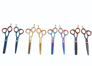 Ciseaux de barbier professionnels en acier, ciseaux à effiler pour la coiffure, ciseaux de coupe de cheveux professionnels pour la beauté - Product Image 5