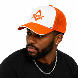 Ropa Masónica Griega, Regalia Masónica, Hermandad, Fraternidad, Gorra de Béisbol con Bordado de Hilo Dorado - Product Image 1