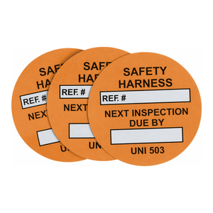 Etiquetas de Seguridad para Arnés Brady, Plástico, 1.715 Pulgadas de Diámetro, para Inspección Industrial - Product Image 3