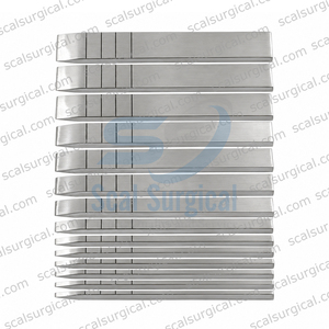 เครื่องมือผ่าตัดพลาสติกสแตนเลส Lambotte Osteotome สำหรับการผ่าตัดจมูก/การผ่าตัดกระดูกกั้นจมูก การตัดและปรับรูปกระดูก ขนาด 9 นิ้ว (23.0 ซม.) - Product Image 4