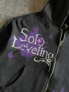 เสื้อฮู้ดซิปผ้าคอตตอนหนานุ่ม พิมพ์ลายสกรีนตามสั่ง สไตล์สตรีทแวร์ - Product Image 5