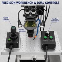 Machine de réparation de moules au laser pulsé de haute précision 300W, soudeuse laser de type table pour la réparation d'outillage et de moules métalliques