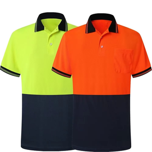 Polo pour homme respirant et à séchage rapide, uniforme de gardien de sécurité, vêtements de travail décontractés, haut léger et doux - Product Image 1