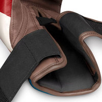 Guantes Profesionales Cleto de Piel Genuina con Cordones y PU Elástico para MMA, Muay Thai, Sparring, Artes Marciales y Kick Boxing