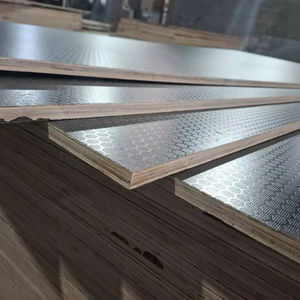 Tablero de Madera Contrachapada Laminada con Malla Metálica Antideslizante de 18 mm, Tablero de Madera Contrachapada con Revestimiento de Melamina Marina, Madera Contrachapada con Revestimiento de Eucalipto y Acacia - Product Image 1