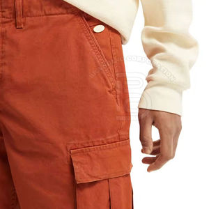 Shorts cargo vintage pour hommes, coupe slim, respirants, avec cordon de serrage et poches - Vêtements décontractés confortables - Product Image 6