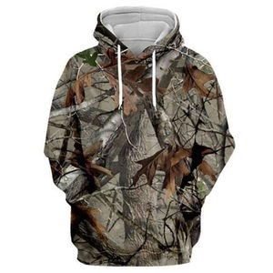 Vêtements de chasse en coton mélangé imperméable personnalisés par sublimation en gros, sweat à capuche camouflage pour la randonnée, le camping et la chasse - Product Image 5