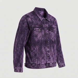 <b>Men's</b> <b>Denim</b> <b>Jacket</b> Contemporary Street Style Outerwear OEM Production and Private Label Support Best Selling <b>Men</b> <b>Denim</b> <b>Jacket</b> - Product Image 4