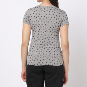 Camiseta de Verano para Mujer 2026, Superventas, con Logotipo Personalizado, Poliéster/Algodón, Transpirable, Manga Corta, Cuello Redondo, Informal - Product Image 6