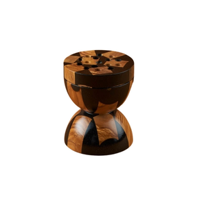 Quemador de Incienso Artístico de Madera de Acacia y Resina Epoxi Hecho a Mano, con Diseño de Luna Creciente Sagrada, para Decoración de Ramadán - Product Image 5