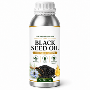 Aceite Esencial Puro de Semillas Negras de Primera Calidad, Prensado en Frío, Nigella Sativa, para el Cuidado Facial, Capilar y del Cuero Cabelludo - Product Image 1