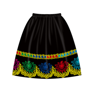 Jupe en coton brodée taille haute de haute qualité pour femme, style décontracté, nouvelle collection automne, idéale pour les fêtes - Product Image 4