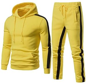 Ensemble de jogging pour homme avec tissu extensible quadridirectionnel respirant, vêtements d'entraînement pour l'hiver, logo personnalisable, fabriqué - Product Image 1