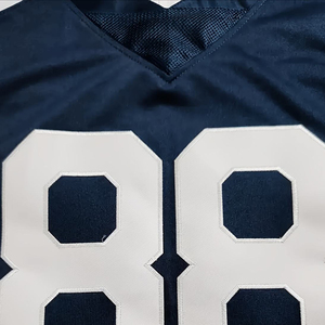 Maillot de football américain unisexe personnalisé, confortable, séchage rapide, 100 % polyester, OEM, manches courtes, été, protection UV, vente chaude - Product Image 5