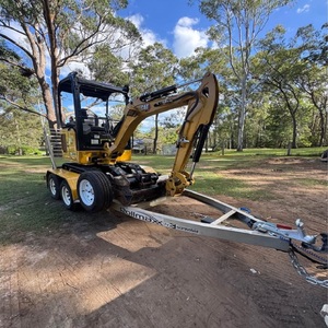 Mini-excavatrice Caterpillar Cat 301.5 d'occasion, 1,5 tonne, petite pelle hydraulique, équipement de construction - Product Image 2