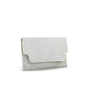 Bolso de noche nupcial plateado P24351 Bolso de mano elegante para novias - Product Image 2