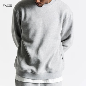Nouveauté, vêtements décontractés de printemps, respirants, en tissu éponge, doublure en fibre de bambou 100%, étiquette privée personnalisée, sweat-shirts pour hommes à manches longues - Product Image 3