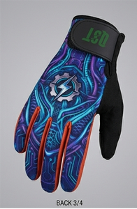 QST Premium unisexe gants de cyclisme doigt complet en Fiber de carbone écran tactile hiver rembourré gants de vélo pour vtt Sports de plein air - Product Image 4