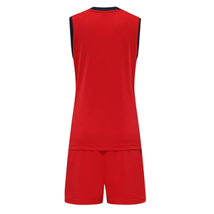 Derniers modèles d'uniformes de volley-ball pour adultes, 100% polyester, logo personnalisé imprimé, sans manches, col rond, fabriqué en usine, meilleur prix pour - Product Image 5