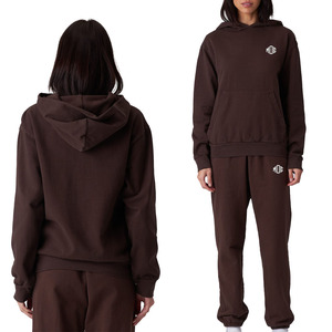 Trendy Unisex Cotton Fleece Tracksuit Sweat pant with <b>Pullover</b> Hoodie and Jogger Pants Heavyweight Hoodies Factory Supply - Product Image 1