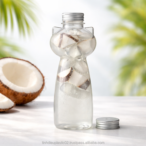 PET Cat <b>Bottle</b> CM500-32.5 38mm Neck for Juices <b>Smoothies</b> Beverages UV Printed Shipment to Asia & Americas - Product Image 5