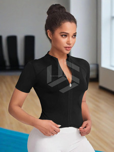 Nueva Camiseta sin Mangas Casual y Versátil de Moda para Mujer, Primavera-Verano, Chaleco Deportivo con Cierre - Product Image 3