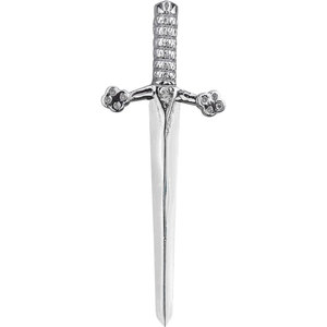 Broches Decorativos, Accesorio Tradicional Irlandés, Espada Bruce de Alta Calidad para Kilt, Suministros de Fábrica para Clanes Escoceses - Product Image 1