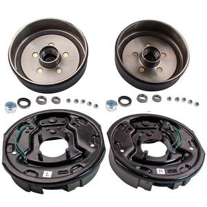 Kit Tamburi Freno a Tamburo da 5 su 4.5 con Freni Elettrici da 10''x2 1/4'' per Assale da 3500 Libbre per Rimorchi - Product Image 1