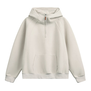 Sweat à capuche unisexe personnalisé brodé en molleton de coton, coupe oversize, avec poche kangourou et poignets côtelés, style streetwear décontracté - Product Image 1