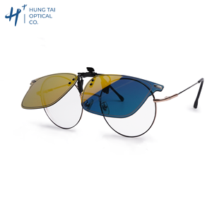 Lente de gafas de sol con clip de Taiwán ISO9001 PC UV420 lente para gafas de miopía Super impermeable (antimanchas de aceite) - Product Image 1