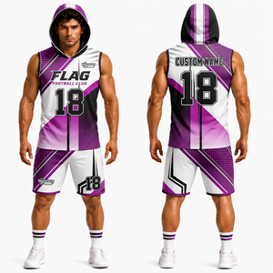 Customizable American Football Jerseys Sets Breathable Moisture-Wicking <b>Compression</b> Uniform Packages Team Gear Adult 100% Summer - Product Image 1