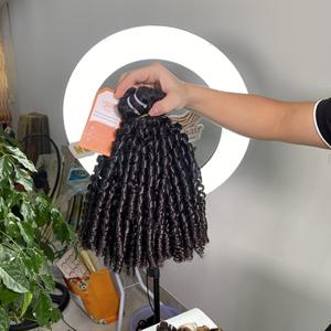 Cabello humano rizado Pixie de color natural de alta calidad al mejor precio de paquetes de proveedores vietnamitas y conjunto de cabello con cierre, la mejor opción - Product Image 1