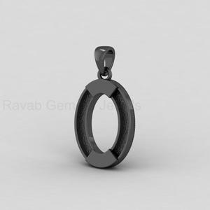 Solid 925 Silver 16x22mm Oval Horseshoe Blank Bezel Charm Pendant Setting for Ashes <b>Horse</b> Hair DIY Keepsake <b>Memorial</b> Jewelry - Product Image 5