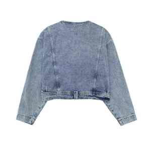 Termina tu búsqueda de la prenda perfecta aquí con nuestra selección de tops de mezclilla premium para mujer, la mejor valorada y con más reseñas. - Product Image 4