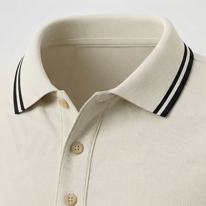 Promotional Men Clothing Polo T-Shirt Combed Cotton Good Looking Collar Breathable <b>Golf</b> <b>Tops</b> Customized Color Apparel - Product Image 4