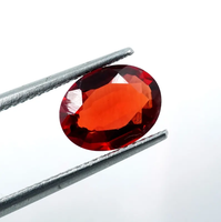 HAYAAT GEMS Pierre précieuse naturelle Pinkesh, émeraude rouge de laboratoire, taille ovale facettée (1,65 ct 9x7x4MM) pour la fabrication de bijoux