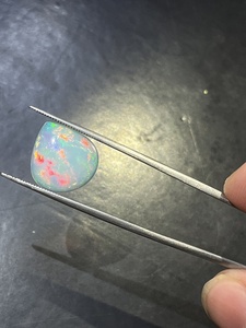 ธรรมชาติที่ไม่ได้รับการรักษาโอปอลที่มีคุณภาพสูงรูปทรงลูกแพร์4.10 Cts พลอยหลวมกับหลายไฟเล่นโดย Sadiya นานาชาติ - Product Image 6