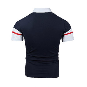 Camisa de Verano para Hombre, de Lujo, de Algodón Tejido, con Cuello de Solapa, Manga Corta, Color Sólido, Ecológica, Antiarrugas - Product Image 2