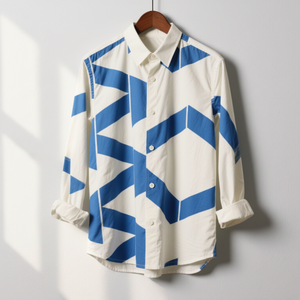 Nuevas Camisas de Playa de Verano para Hombre, Estilo Hawaiano, Manga Larga y Corta, con Botones, Estampado Geométrico Digital Informal - Product Image 4