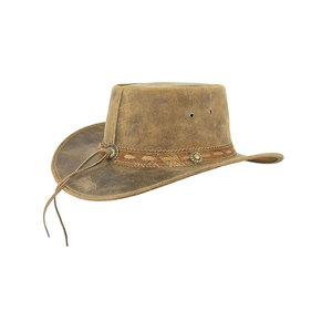 Chapeau de soleil d'extérieur en suède personnalisé, unisexe, réglable, imitation cuir, à large bord, style cowboy Fedora en feutre – Vente en gros - Product Image 5