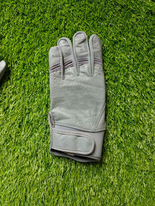 Premium Professional Leather Baseball Batting Gloves Anti-Slip Palm Shock Absorption Flexible Fit Ambidextrous <b>Hook</b> Loop Closure - Product Image 4