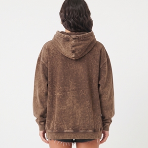 Sudadera con Capucha para Mujer Hawk Eye, Estilo Casual, Holgada, Manga Larga, Algodón Lavado, con Bolsillo, para Todas las Temporadas - Product Image 2