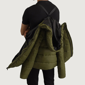 Vestes d'hiver matelassées personnalisées pour hommes, imperméables et écologiques, avec logo sur le devant, haute qualité, vente en gros - Product Image 3