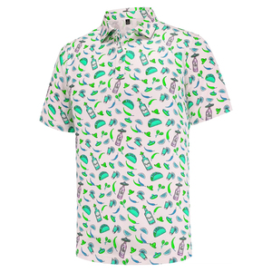 Polo pour homme imprimé à manches courtes, col rabattu, décontracté, pour le golf, OEM ODM, polo personnalisé - Product Image 6
